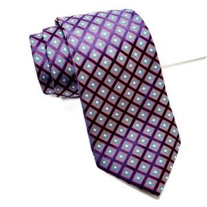 Henry Jacobson Luxury Designer Neck Tie 100% Silk Classic Geometric Men VGC!